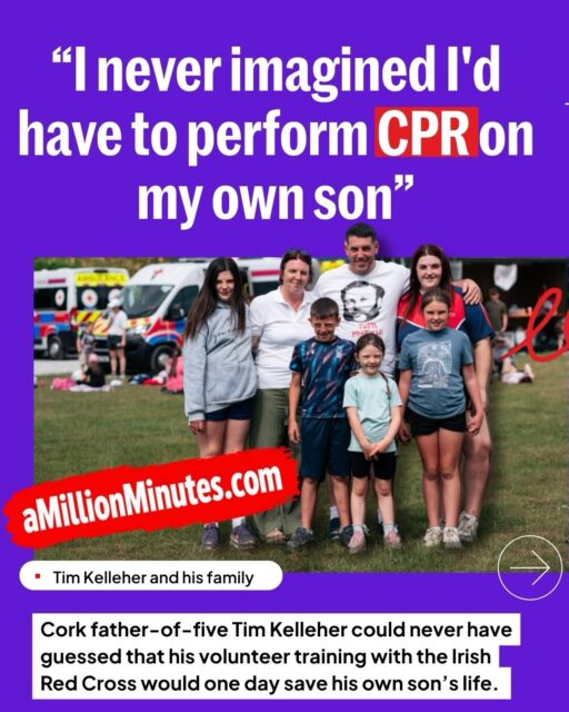A moment that changed everything. When Cork father-of-five Tim Kelleher completed his Irish Red Cross volunteer training, he never imagined it would one day help save his own son’s life. In a powerful story, Tim shares the terrifying moment his one-year-old son choked, the CPR that followed, and how those life-changing 24 hours shaped both his family and his commitment to volunteering. Read Tim’s inspiring story he shared with @irish_examiner via the link in stories ⬆️